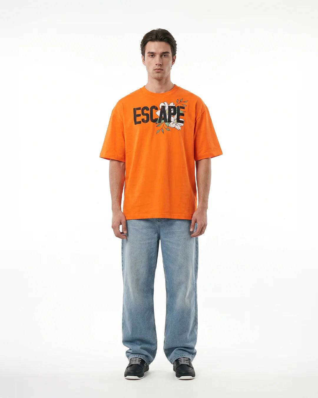 Escape Orange Oversize T-Shirt
