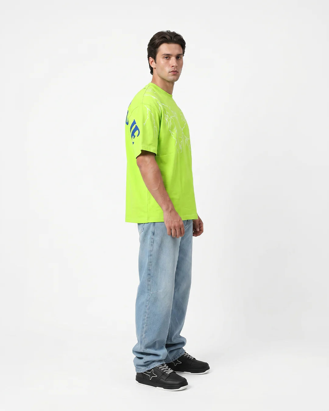 Escape Drop Shoulder Neon Oversize T-Shirt