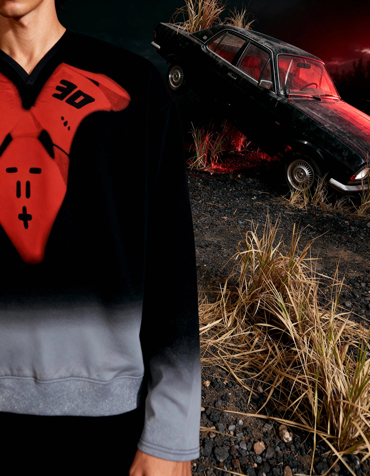 JUDAS [HAND-SPRAYED SWEATSHIRT]