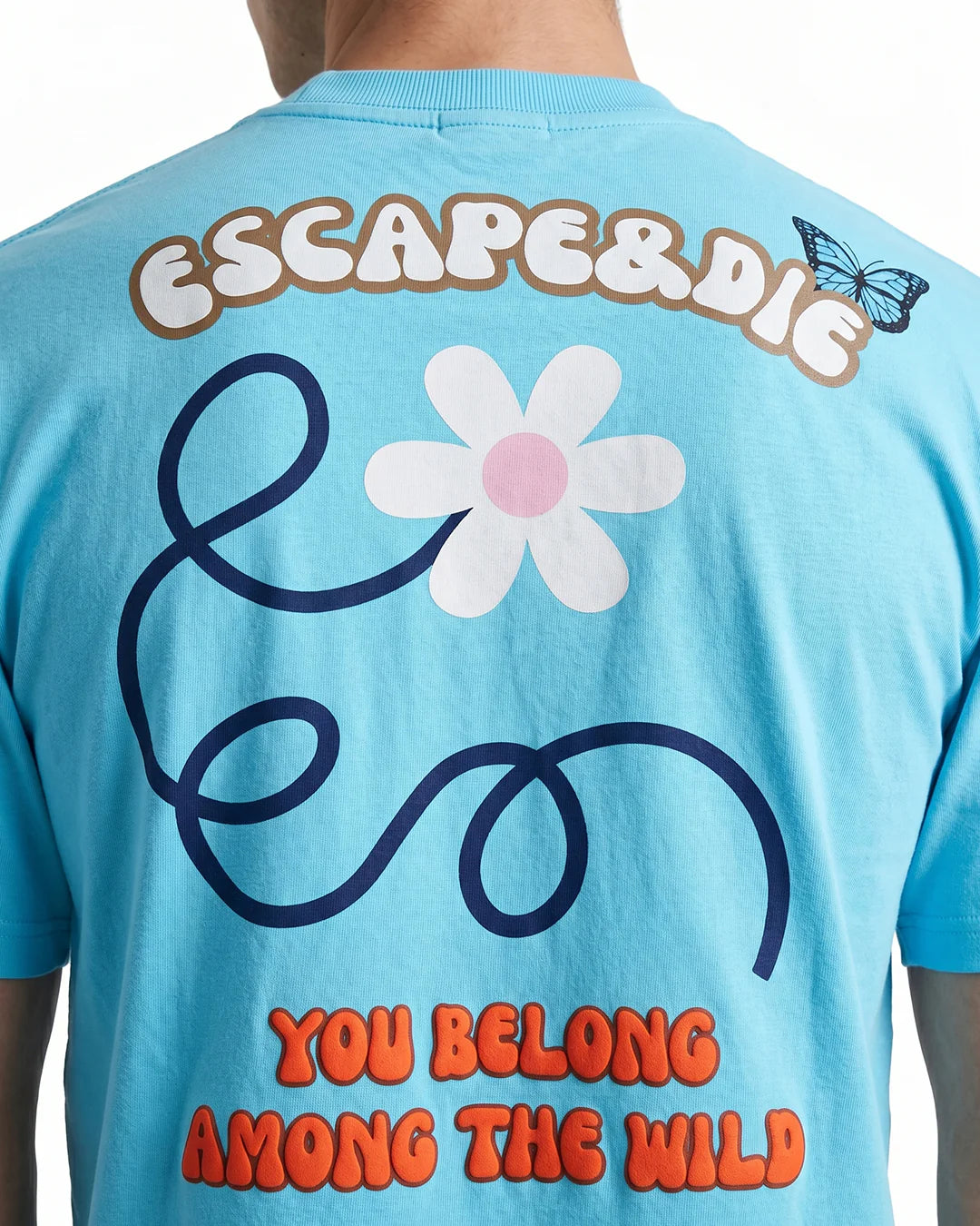Escape & Die Light Blue Oversize T-shirt