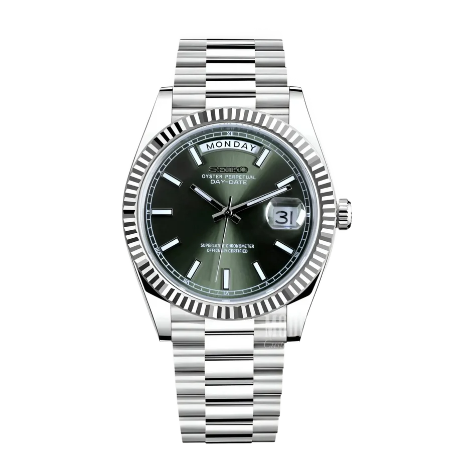 SEIKO MOD DAYDATE MINT GREEN