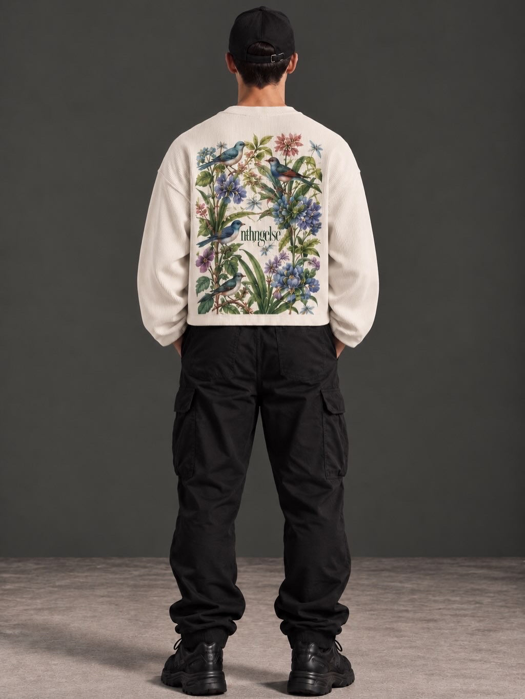 Jungle waffle white