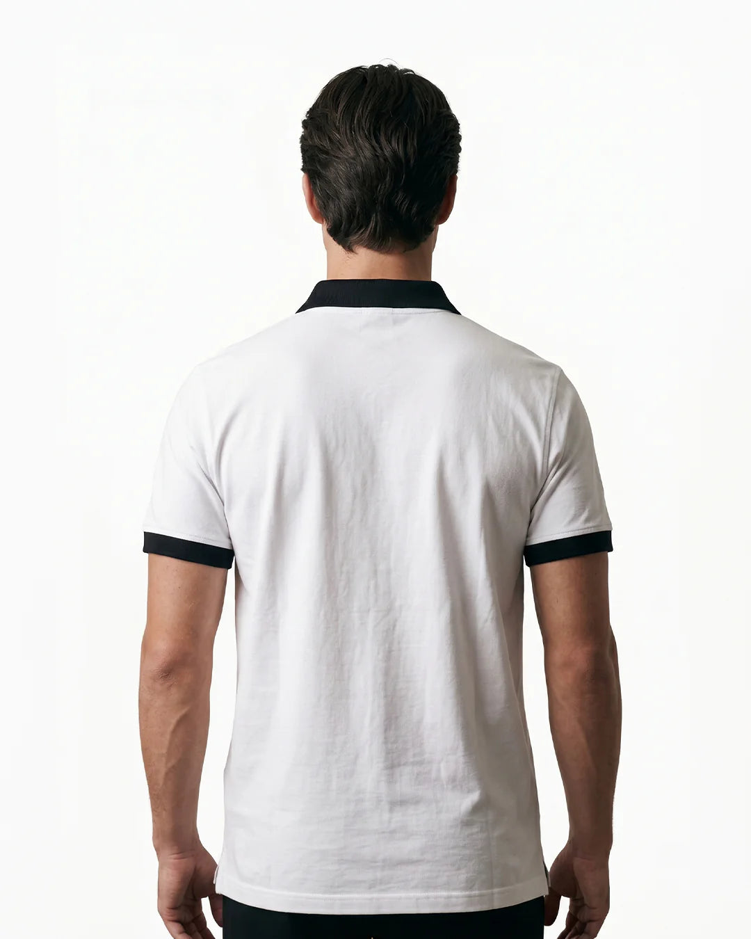 Escape White Polo tee