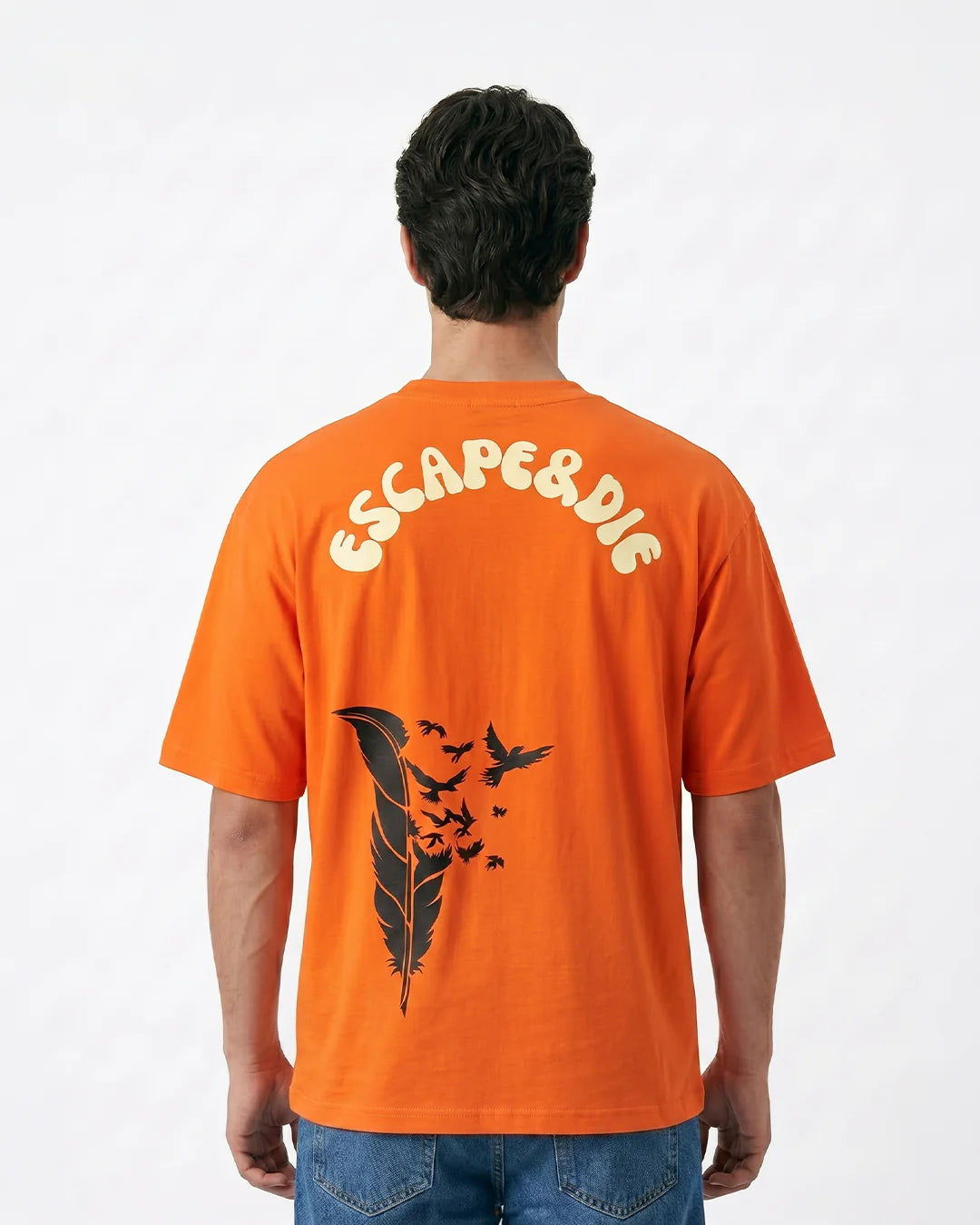Escape Orange Oversize T-Shirt