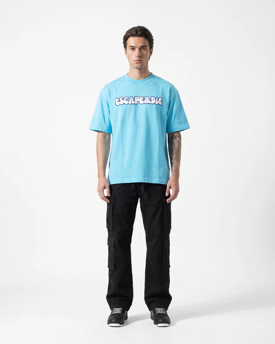 Escape & Die Light Blue Oversize T-shirt