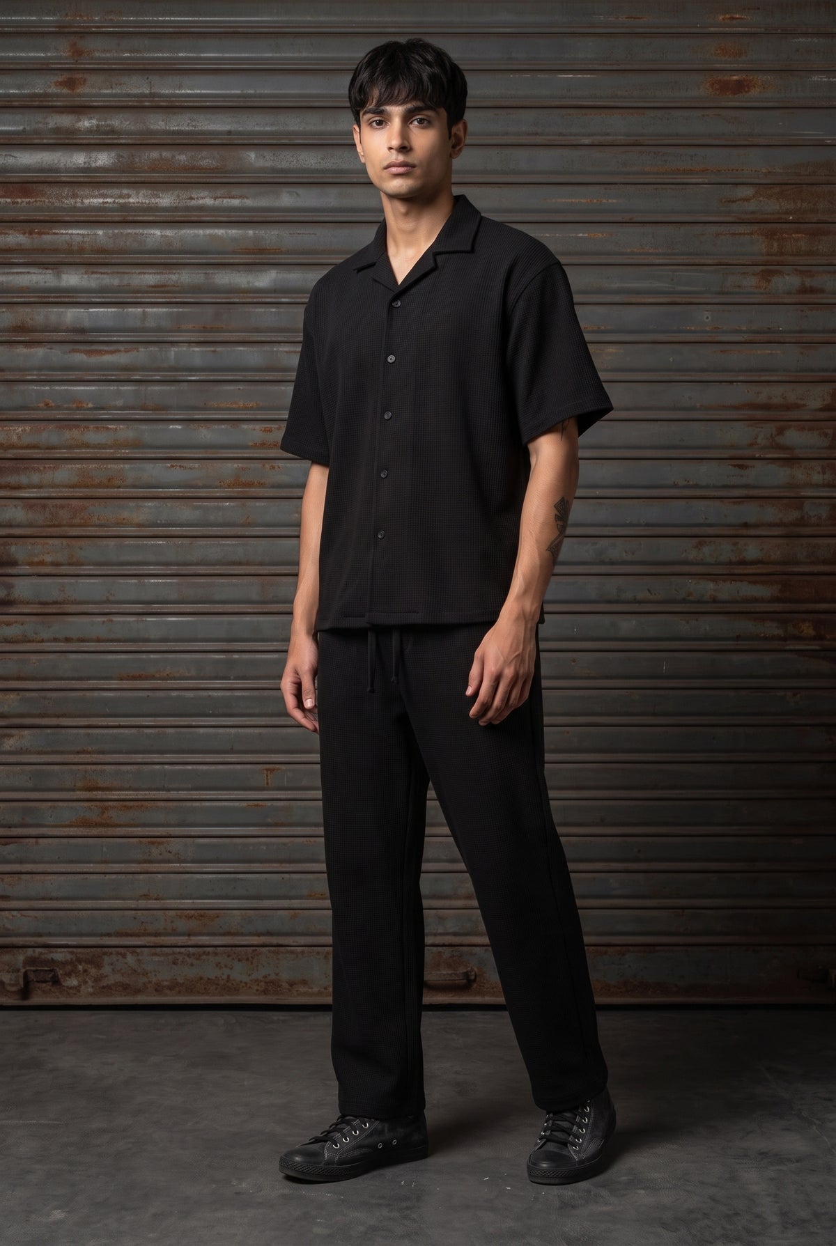 Black CO-ORD set (shirt)