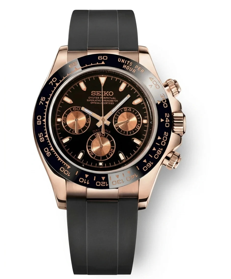 SEIKO MOD DAYTONA ROSE GOLD