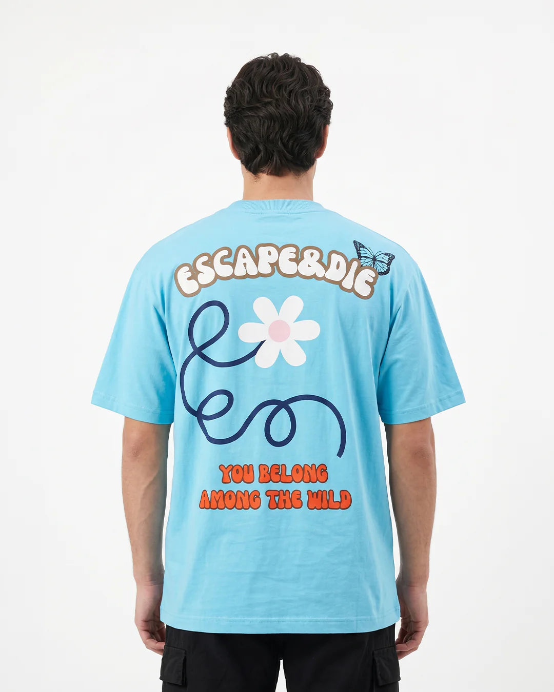 Escape & Die Light Blue Oversize T-shirt