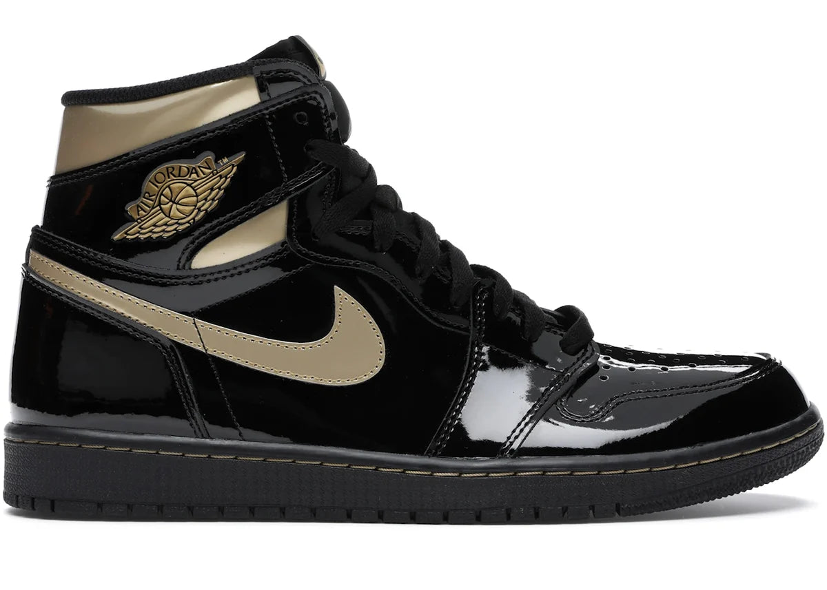 Jordan 1 Retro High Black Metallic Gold 2020