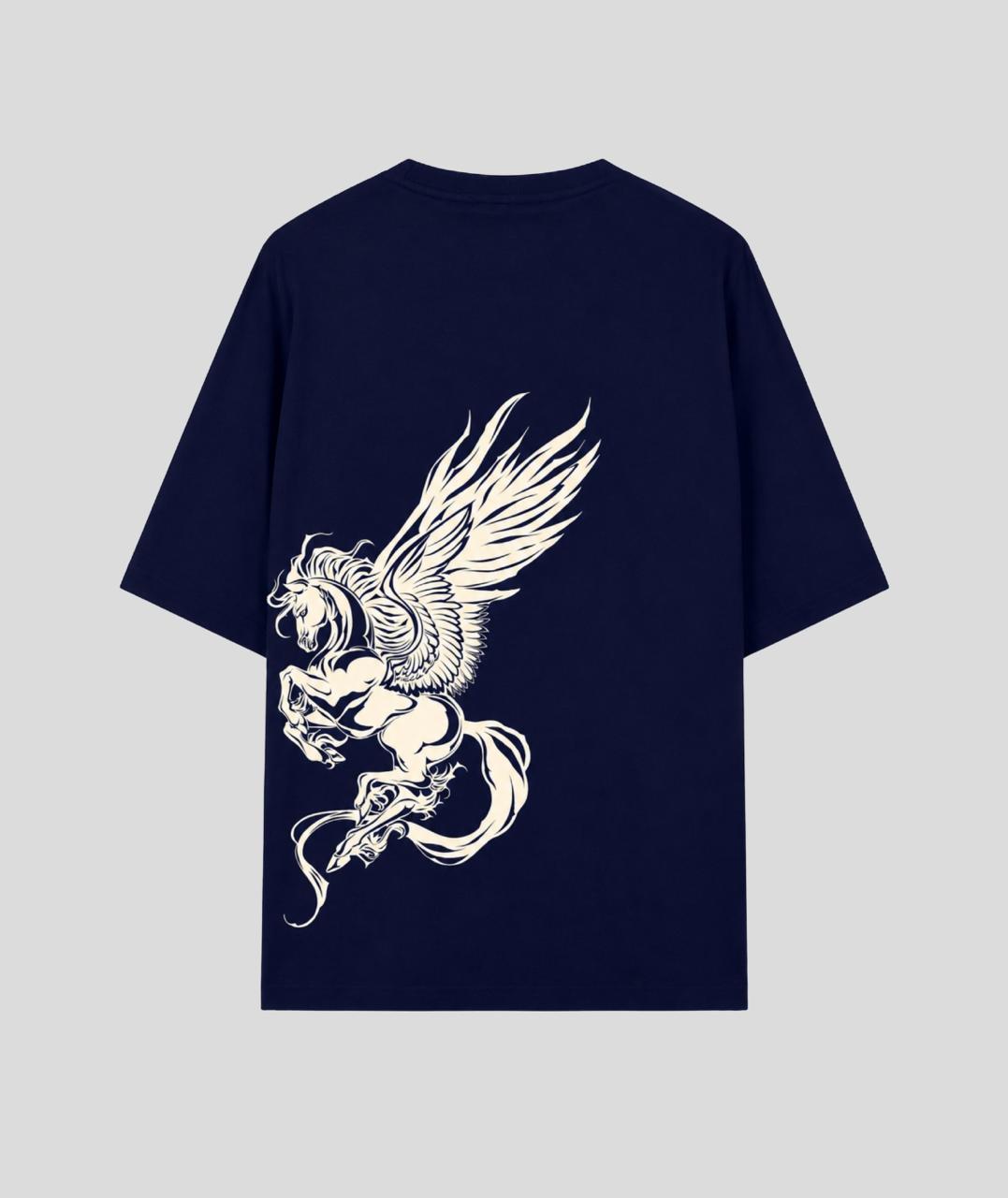 PEGASUS OVERSIZED TEE – NAVY BLUE