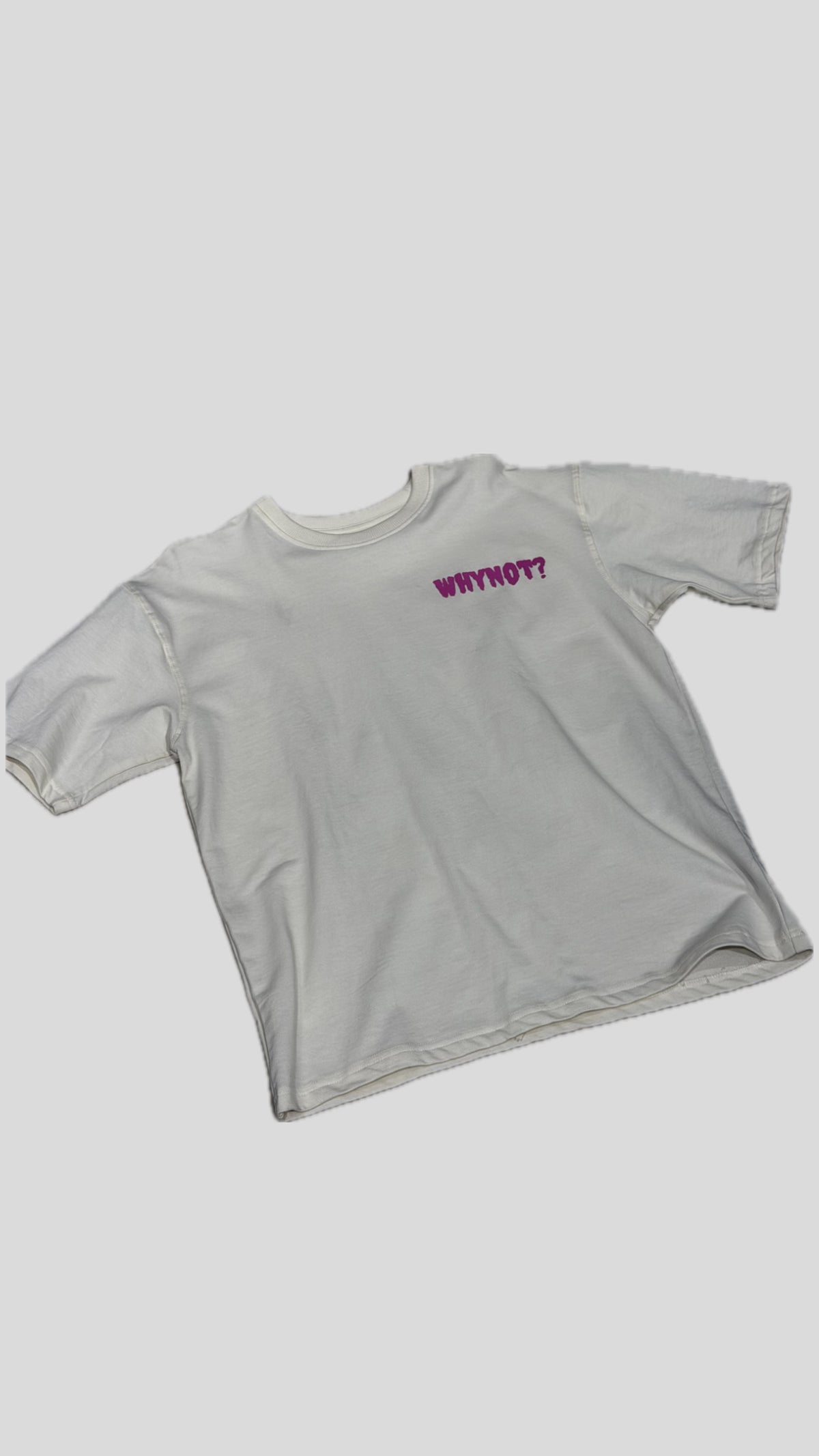 Hunting tshirt in off white