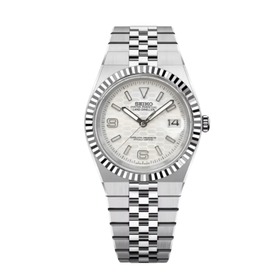 SEIKO MOD LAND-DWELLER PEARLY FROST